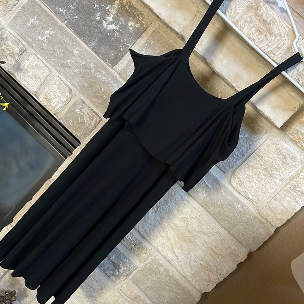 Anthropologie Maeve Tisana  Black a- line Dress . NEW w/o tags . Small